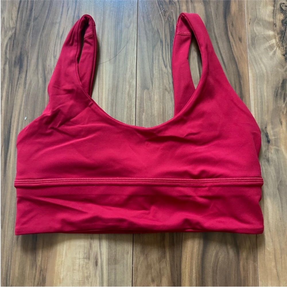 Lululemon Red sports bra